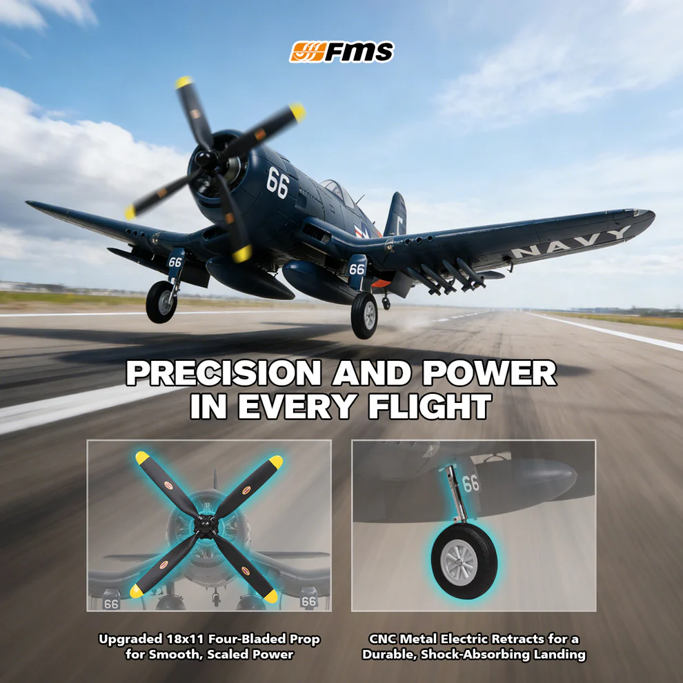 FMS F4U CORSAIR 1700MM v3 6S PNP - Image 12