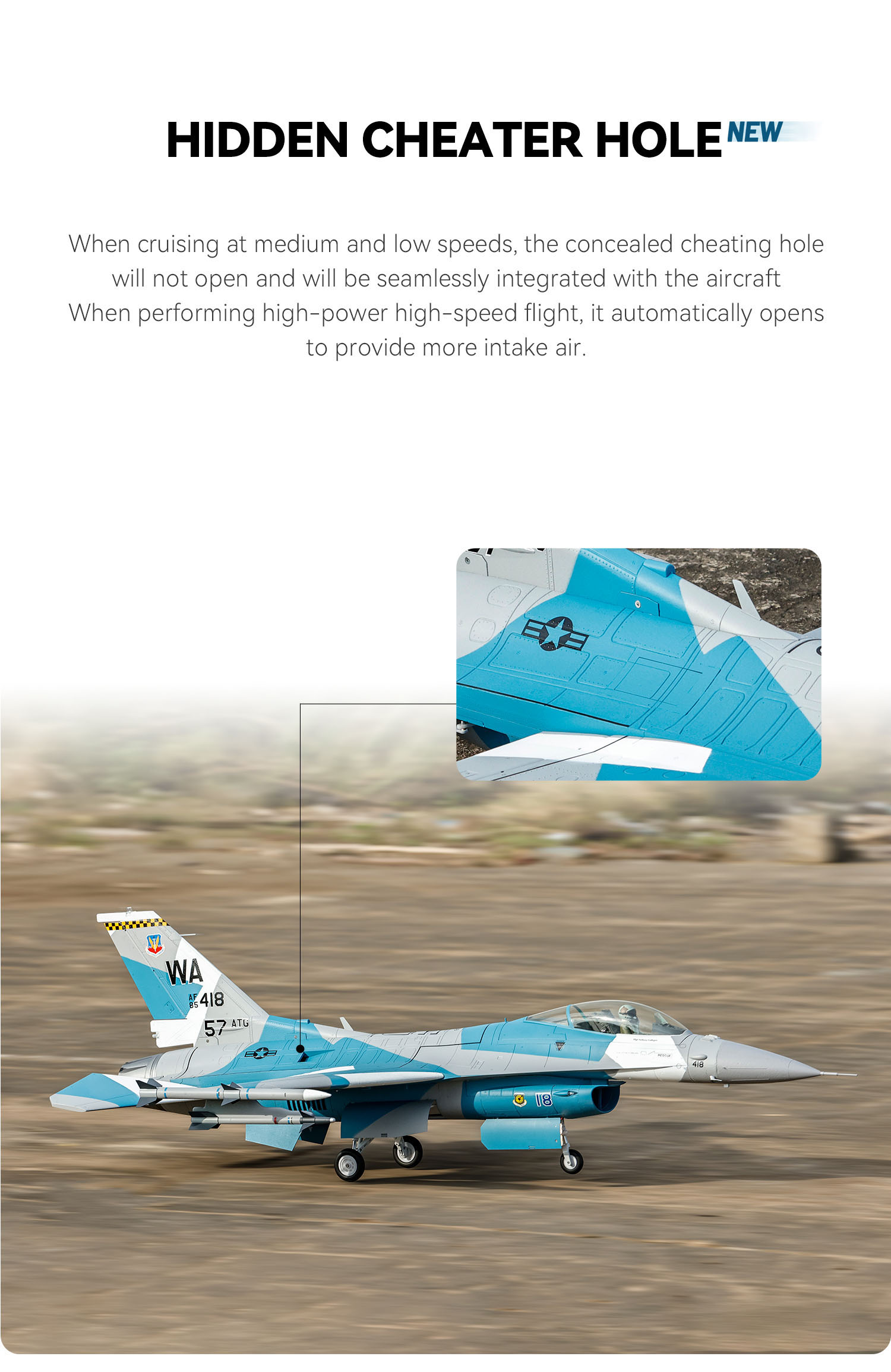 Freewing F-16 90mm 6S Jet PNP V2 High Performance (Aggressors Camo) - Image 21