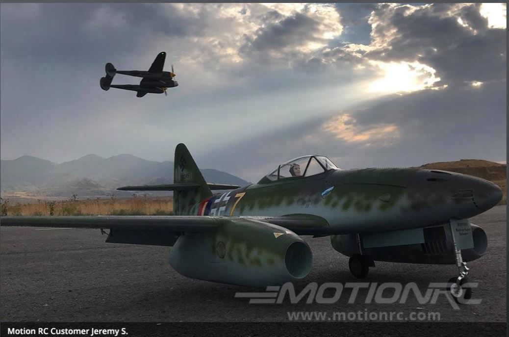 Freewing ME-262 Messerschmitt "Yellow7" V2 2x 70MM Jet PNP