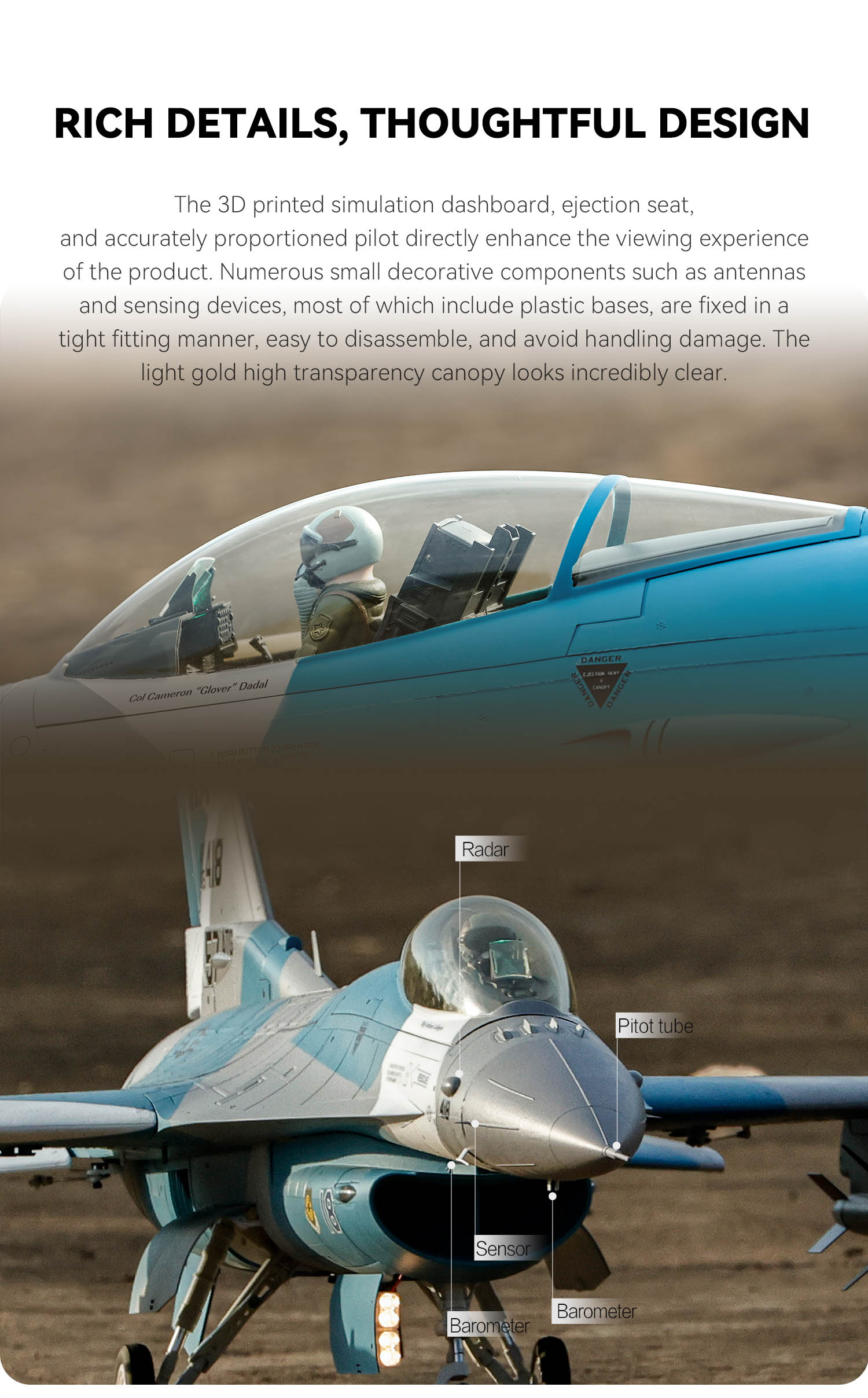 Freewing F-16 90mm 6S Jet PNP V2 High Performance (Aggressors Camo) - Image 12