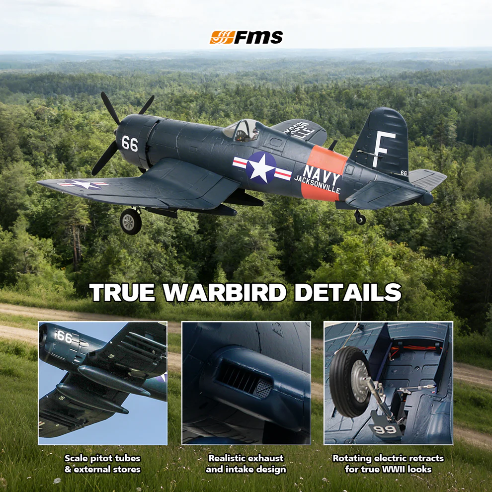 FMS F4U CORSAIR 1700MM v3 6S PNP - Image 14