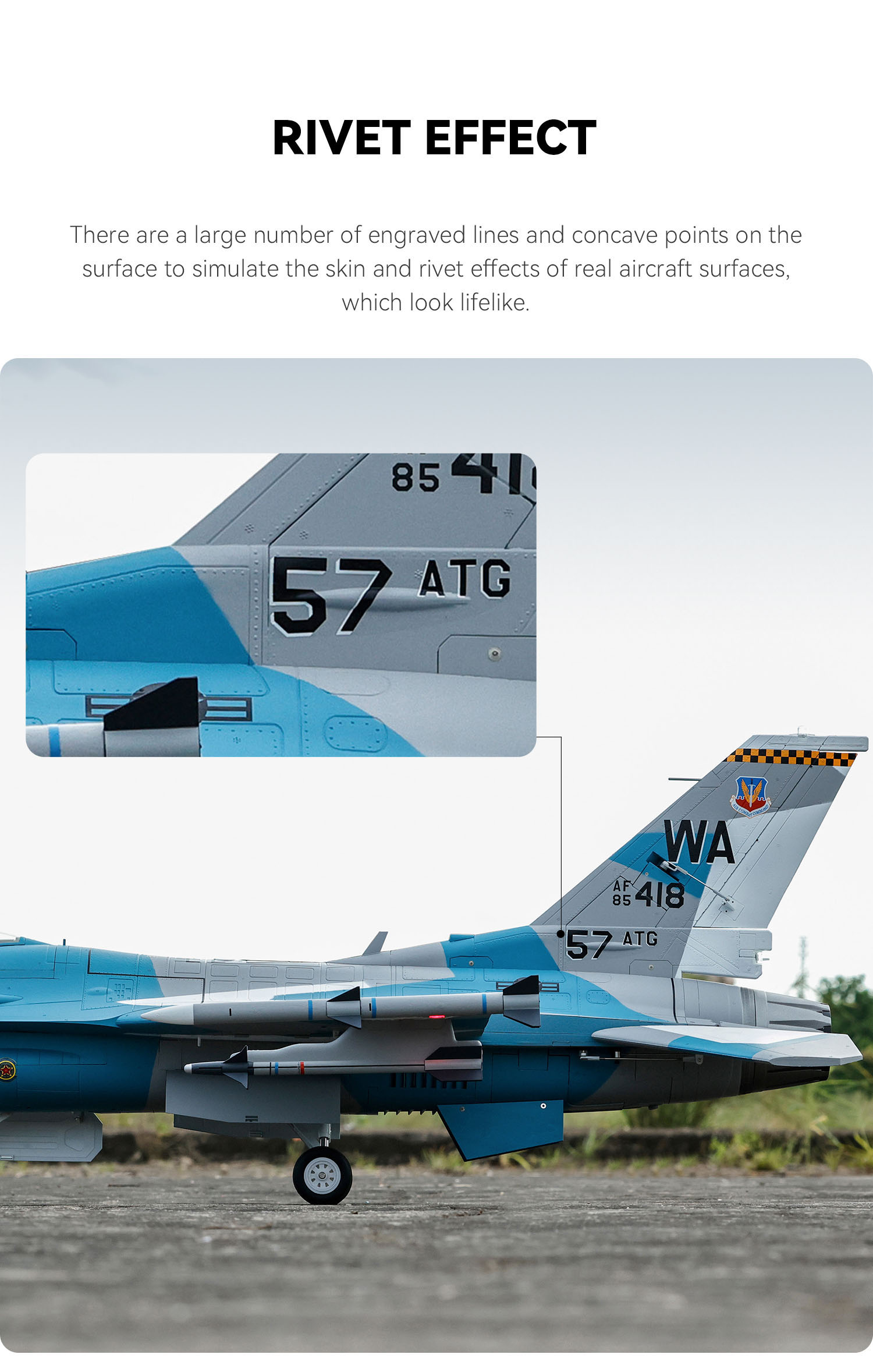 Freewing F-16 90mm 6S Jet PNP V2 High Performance (Aggressors Camo) - Image 16