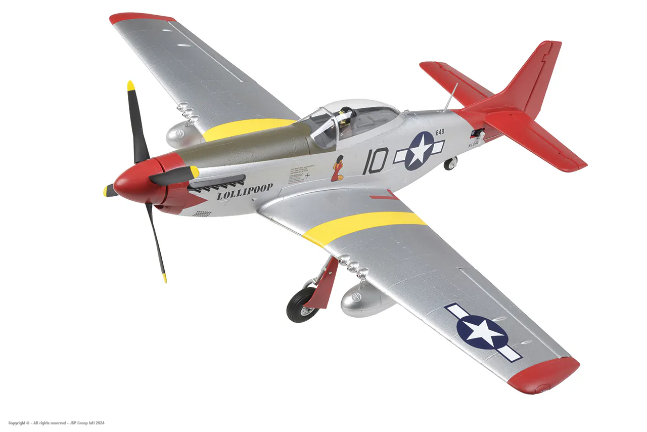 Arrows P-51D Mustang 850MM dengan Vector Gyro PNP - Image 11