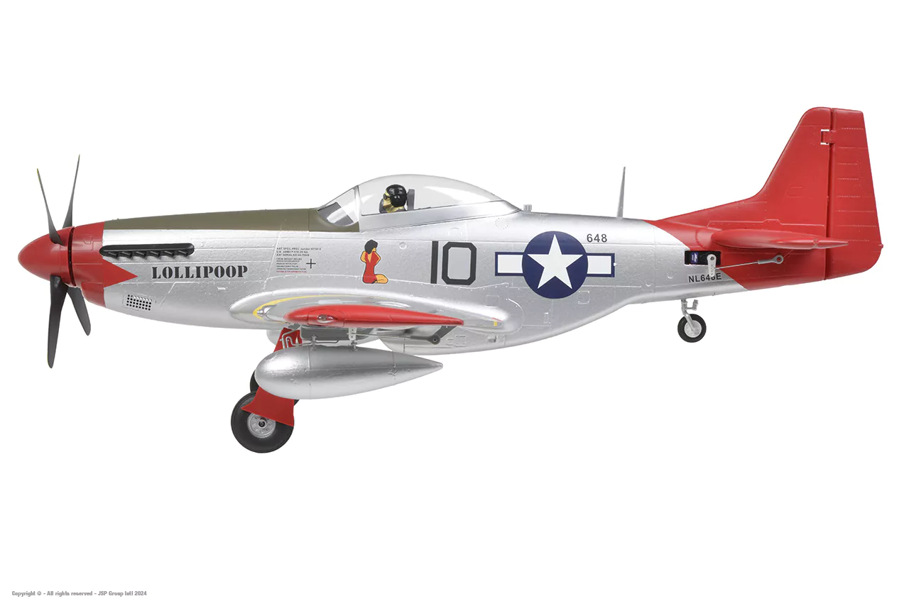 Arrows P-51D Mustang 850MM dengan Vector Gyro PNP - Image 17