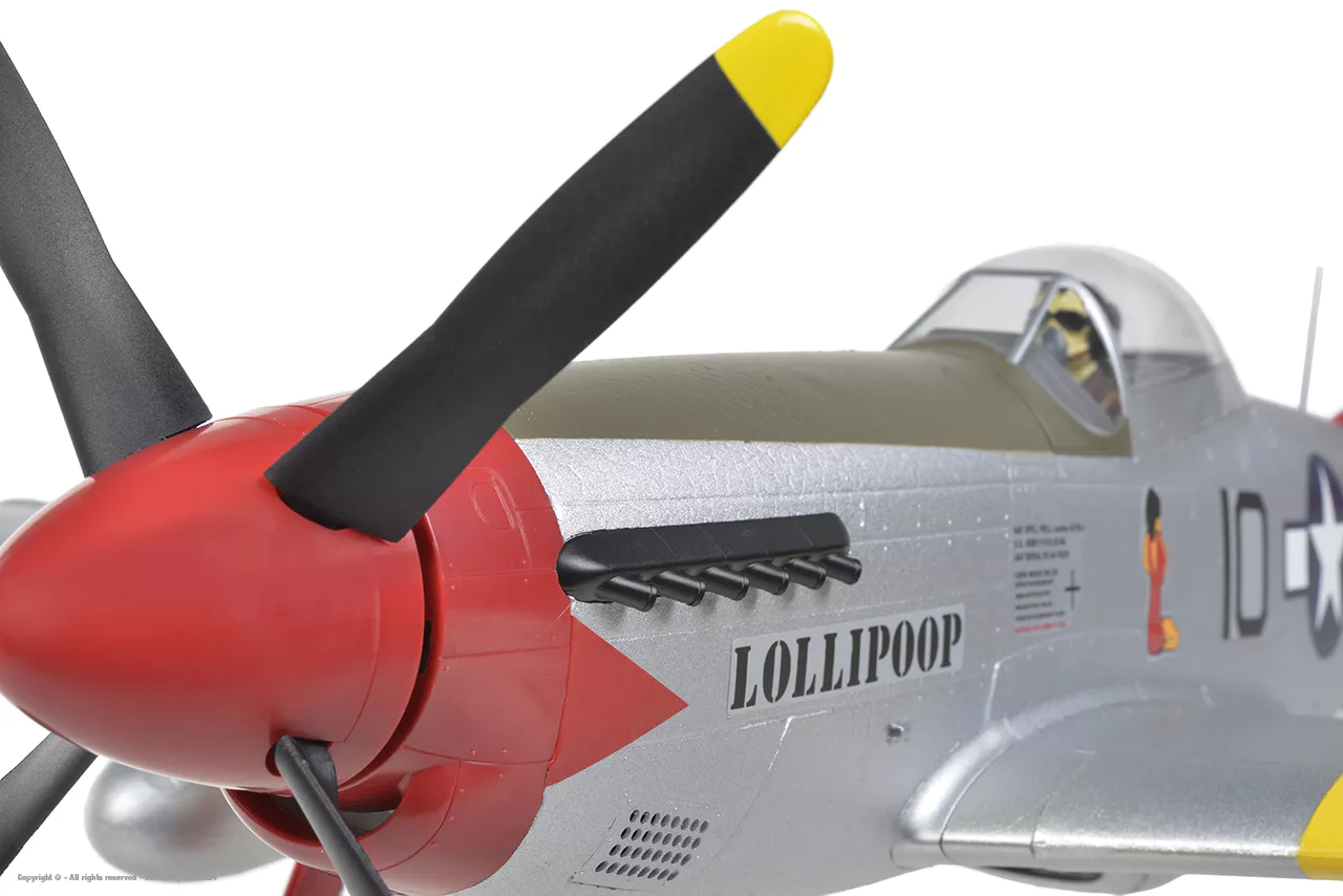 Arrows P-51D Mustang 850MM dengan Vector Gyro PNP - Image 20