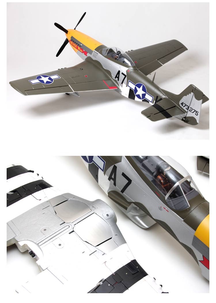FMS P-51D Mustang 1500MM Never Miss Warbird PNP - Image 8