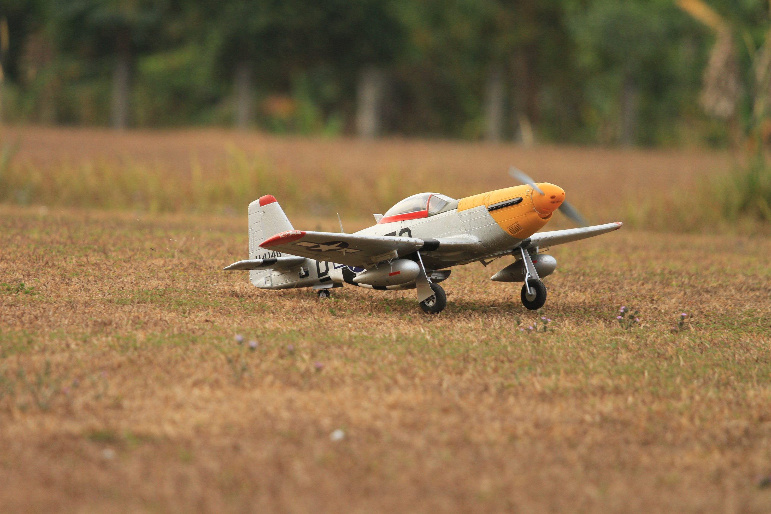 Arrows P-51D Mustang 850MM dengan Vector Gyro PNP - Image 3