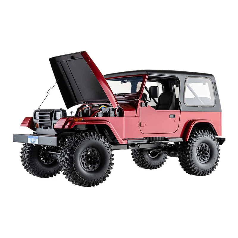 FMS Mashigan V2 Scaler 1/10 (aka Wrangler) Crawler RTS – Red - Image 6