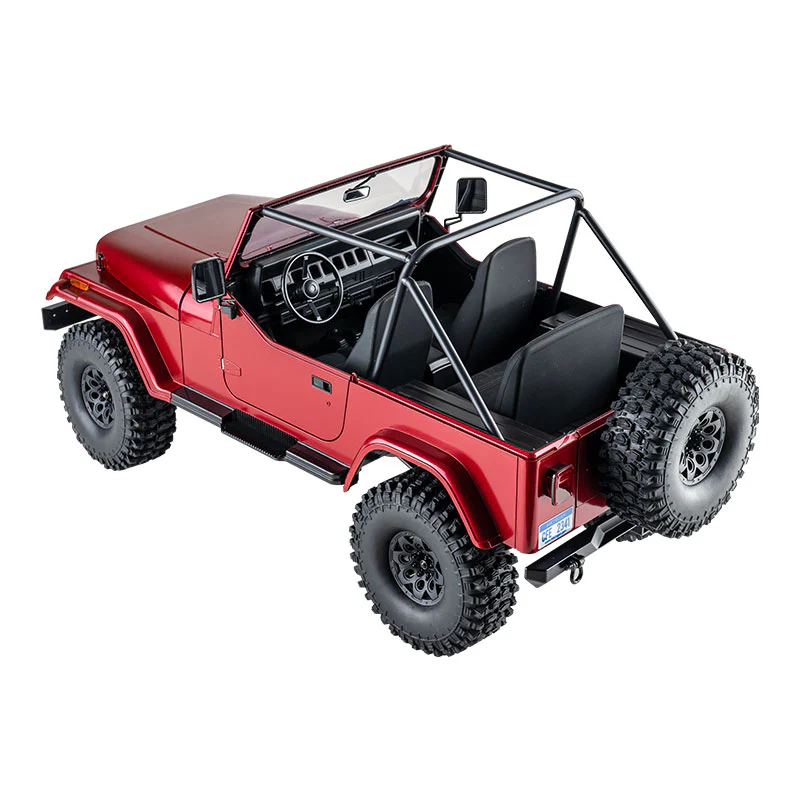 FMS Mashigan V2 Scaler 1/10 (aka Wrangler) Crawler RTS – Red - Image 7