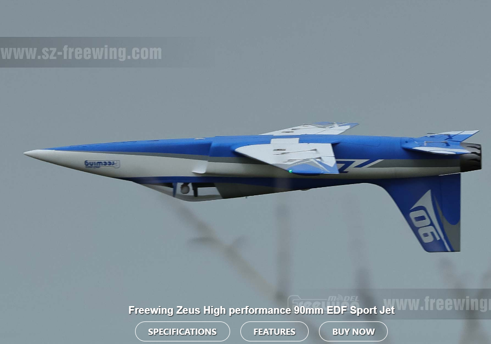 Freewing Zeus 90MM 6S EDF Sport Jet Orange - Image 11