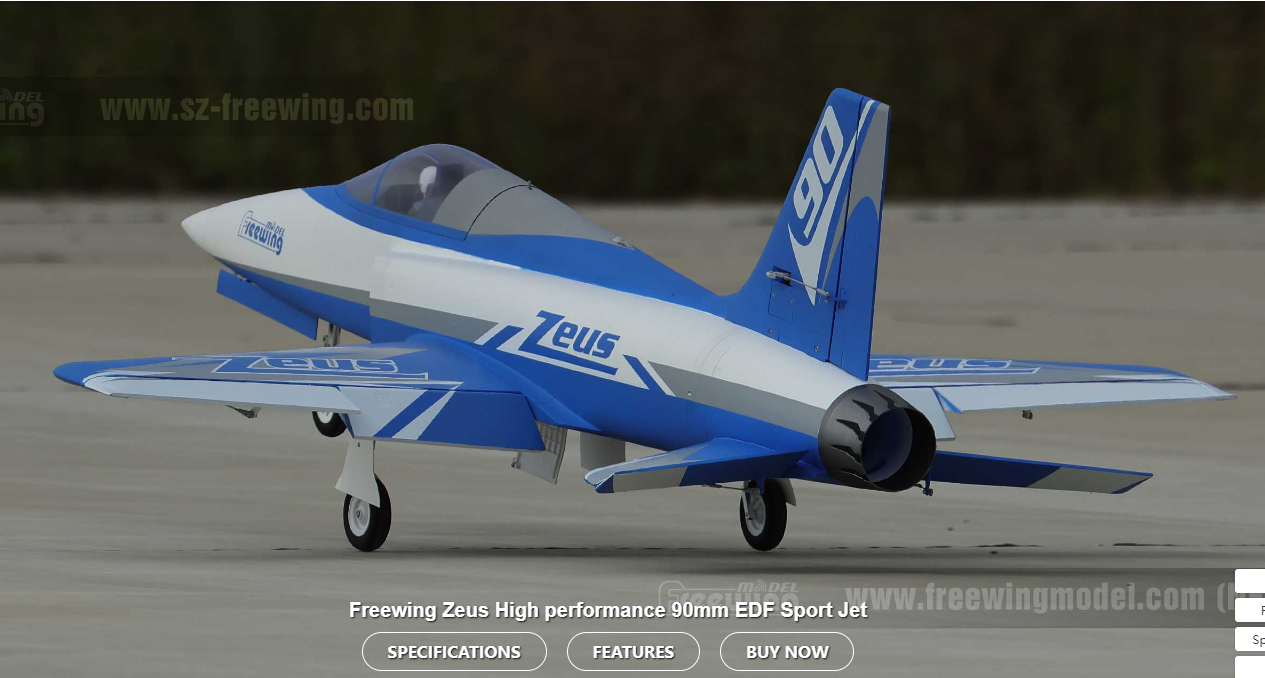 Freewing Zeus 90MM 6S EDF Sport Jet Blue - Image 3