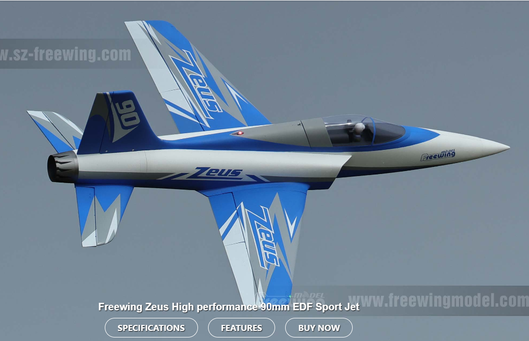 Freewing Zeus 90MM 6S EDF Sport Jet Blue - Image 2