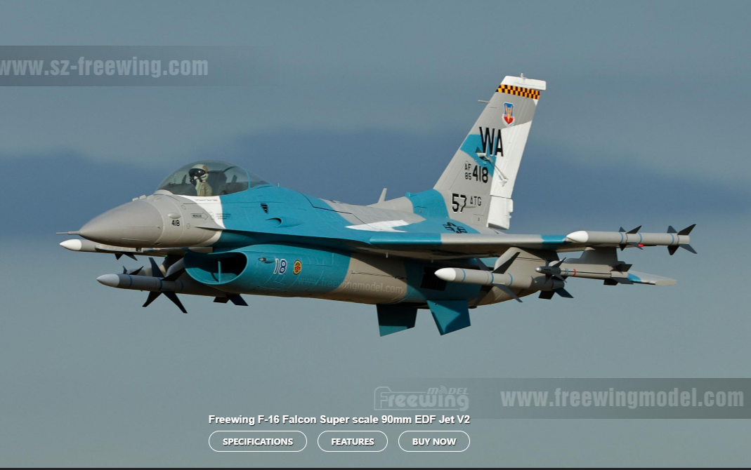 Freewing F-16 90mm 6S Jet PNP V2 High Performance (Aggressors Camo) - Image 5