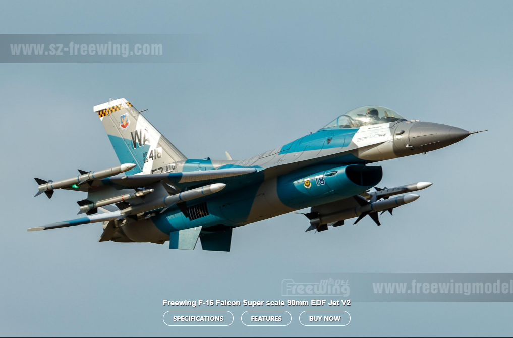 Freewing F-16 90mm 6S Jet PNP V2 High Performance (Aggressors Camo) - Image 7