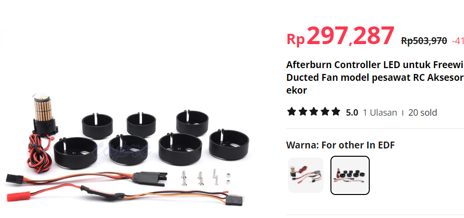 Afterburner LED for EDF Jet 64-90MM - Image 7