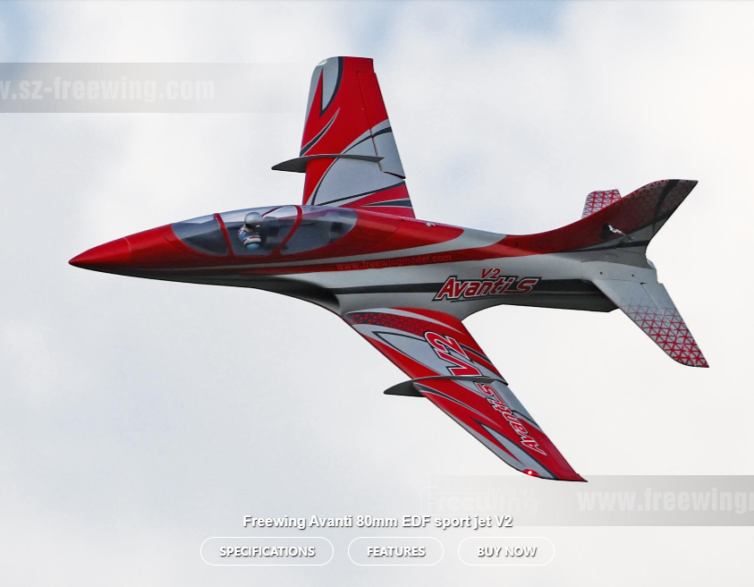 Freewing AvantiS 80MM v2 Yellow PNP - Image 4