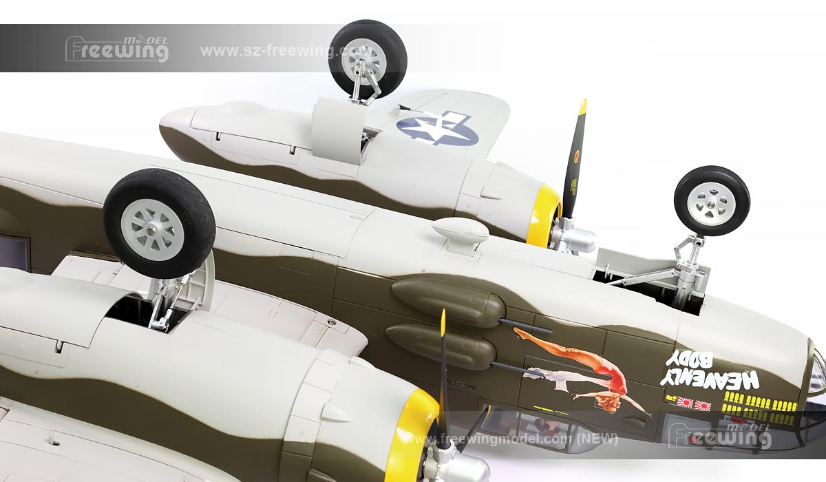 Freewing Flightline B-25J Michell Bomber 1600mm PNP - Image 3