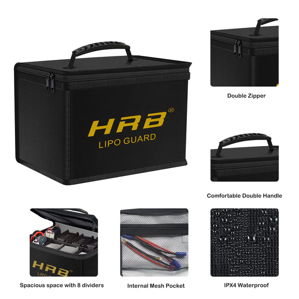 HRB Lipo Battery Bag safe Guard Big - Image 3