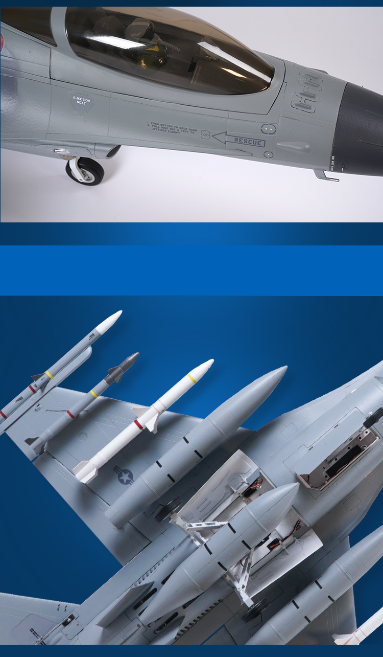 FMS F-16C Fighting Falcon 80MM PNP - Image 20